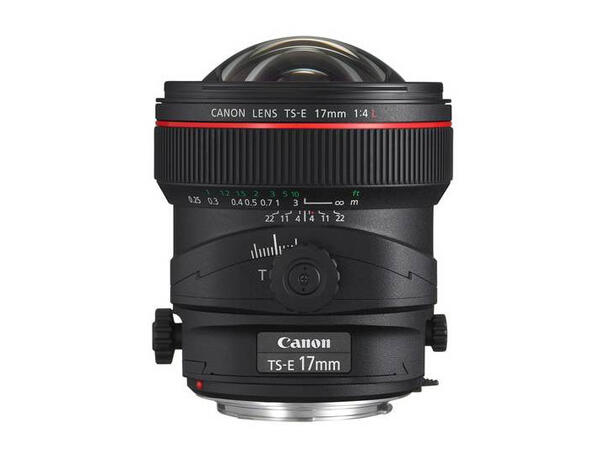 Canon TS-E 17mm f/4.0 L Tilt og Shift Objektiv 